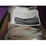 Two boxes of mainly military aircraft photographs, said to be over 1600 photographs of over 180