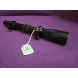 A World War II British military telescope sniper sights, marked TELST G:No 53 MKI OS 1075 GA. 1266