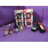 A small collection of Whisky miniatures including Centenary of Queen's Hotel Blackpool, Whisky