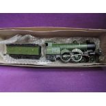 A scratch built 0 gauge electric 4-4-2 LNER loco & tender 3284, in green livery