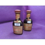 Two vintage 6fl ozs 70% proof bottles of Drambuie