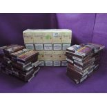 Twenty packs of multipacks 5x5 Hamlet Cigars, forty seven 10 packs of Meharis Red Orient Cigars, all