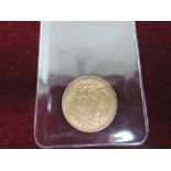 A 1905 Edward VII Gold Half Sovereign