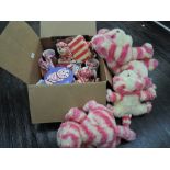 A selection of Bagpus Collectables including Pyjama case, Hot Water Bottle Case, Teddy Bears,