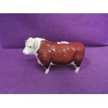 A Beswick study, Hereford Bull, first version 1363A