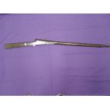 An Indian Matchlock musket, 839 on barrel, 3275 on stock, barrel length 32 inches