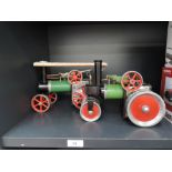 Two Mamod Live Steam, Tractor & Roller