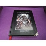 A leather bound hardback volume, The Horus Heresy, Book Six, Retribution, by Alan Bligh, A
