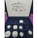 A collection of UK and Commonwealth silver proof coins, with certificates