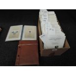 Two albums and a box of German First Day cards (Ersttagsblatt) 1974-1995, several hundred