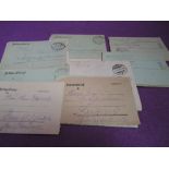 Forty one World War I German Feld Post 20th century Infantry letters and covers