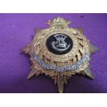 A Somerset Light Infantry helmet plate