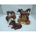 Five Beswick & Royal Doulton Foals, Adventure 2876, Springtime 2837, Sunlight 2875, Grazing 946