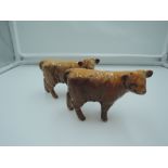 Two Beswick studies Highland Calves, both 1827D