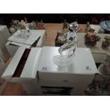 A Swarovski Crystal Class figure, SCS 'Masquerade Harlequin', 2001, with display box, name plate and