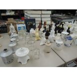 A collection of approx 90 ceramic, plastic, glass and tin pie funnels including Nutbrown Elephant,