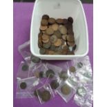 A collection of GB copper coins from 1773 to modern (over 100 coins) mainly farthings to pennies