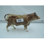 A Beswick study, Limousin Cow 3075B, boxed