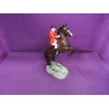 A Beswick study, Huntsman, Rearing, style two, brown 868