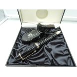A Montblanc Meisterstruck No149 fountain pen (uninked) in original box with Montblanc ink bottle and