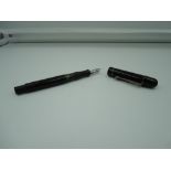 A Black ink vue fountain pen fine nib syringe fill, requires attention