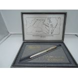 A boxed Sheaffer Legacy Richmond fountain pen, 1997, Sterling Silver Guilloche, medium nib,