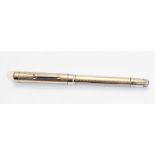 A Mabie Todd Swan fountain pen. A Mabie Todd Swan leverless fountain pen, rolled gold in original