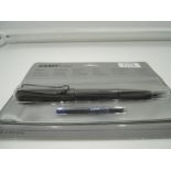 A Lamy Safari fountain pen, 1990, charcoal, with a steel nib, cartridge, made in Germany, Unopened