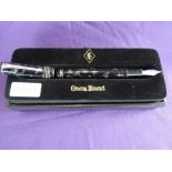 A boxed Conway Stewart Raleigh fountain pen, 2011, Grafite, extra fine nib, converter, limited