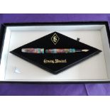 A boxed Conway Stewart 58 series fountain pen, 2009, in Heather, converter, limited edition 252/500,