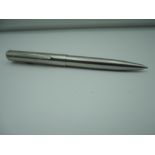 A Goldring Ballpoint pen, silver coloured, very good condition, made in Germany