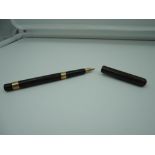 A Mabie Todd & Bard, 'The Swan Pen 4662' fountain pen circa 1900, Hard Rubber clipless, medium