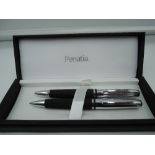 A Penatia Aston Martin set, Ballpoint and pencil Black and Chrome, very good condition,