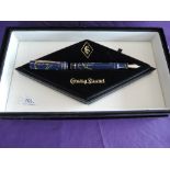 A boxed Conway Stewart Wellington fountain pen, 2010, in Givitah, fine nib, converter, limited