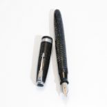 A Parker fountain pen. A Parker Vacumatic fountain pen with diamond to silver clip and broad