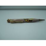 A Mechanical pencil circa 1953 to commemorate the Coronation of Elizabeth II, unknown maker