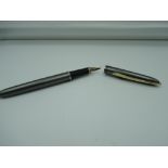 A Wenfeng 204 fountain pen Gun Metal grey, extra fine nib, aeromatic, made in China