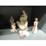 A selection of figures by Willow Tree