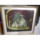 A vintage print of Theatre show after Doris Zinkerman