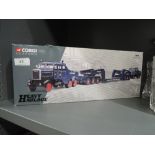 A Corgi classic die cast Pickfords heavy haulage set