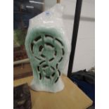 A studio pottery vase, signed Molly Corkery