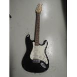 A Burswood electric guitar, Fender Stratocaster copy