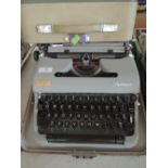 A vintage Olympia typewriter