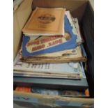 A selection of text and reference books including scrap books and auction catalogues