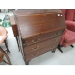 An early 20th Century mahogany bureau