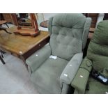 A Lazboy electric recliner chair
