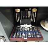 A canteen of cutlery and flatware by Viners Kings Royale