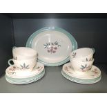 A part tea service by Wedgwood in the Brecon design