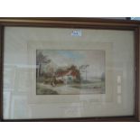 An original water colour by F H Stewart