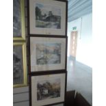 A set of three prints, after Dakeynes, signed to mount, Lake District scenes